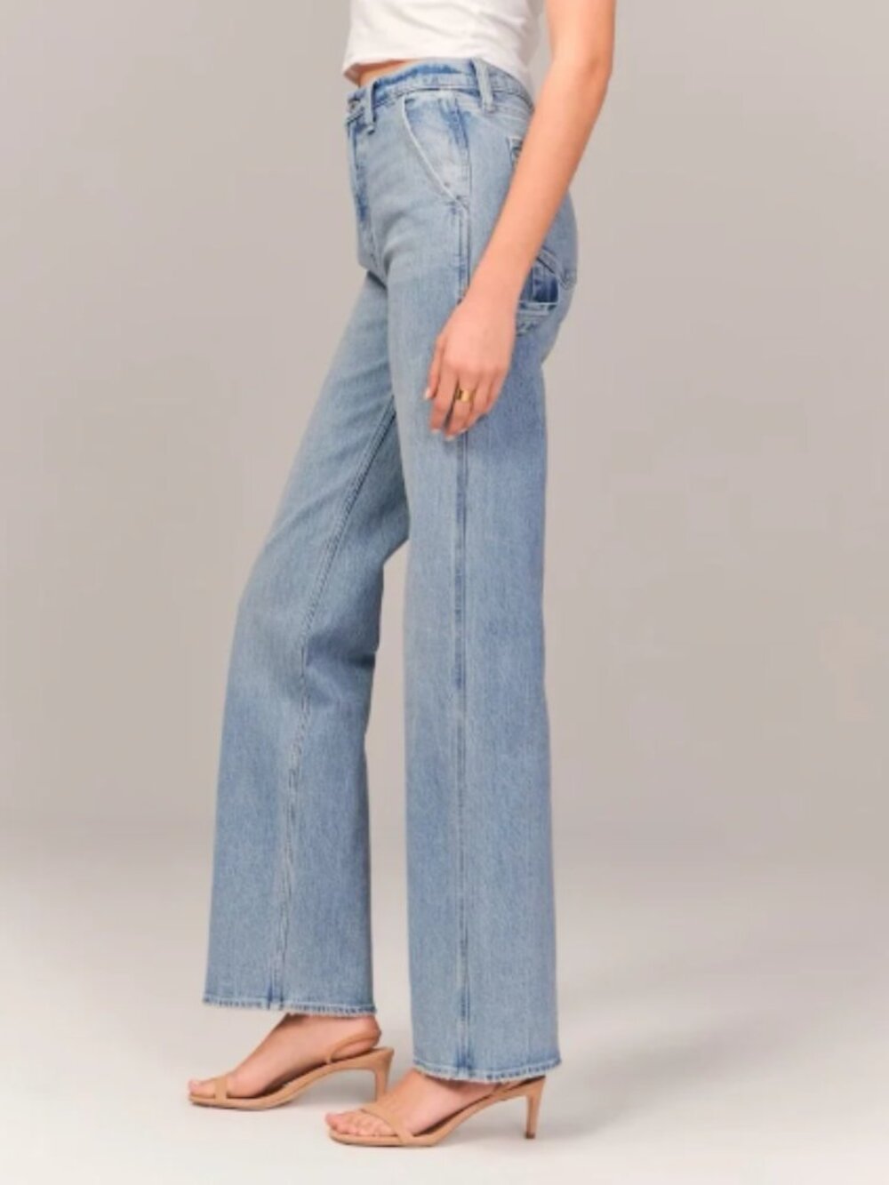 Abercrombie & Fitch The 90’s Relaxed Jean High Rise Carpenter Style - Picture 4 of 8